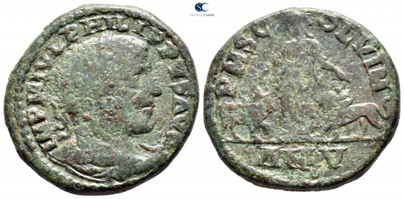 Moesia Superior. Viminacium. Philip I Arab AD 244-249. 
Bronze Æ

3 mm., 17,9...