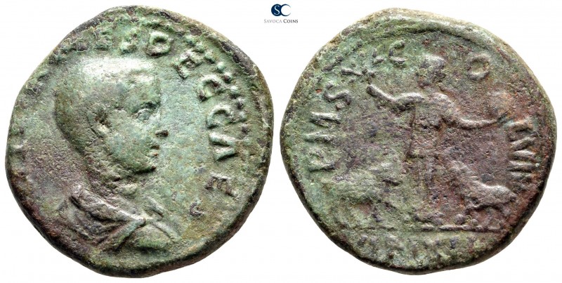 Moesia Superior. Viminacium. Herennius Etruscus AD 251. 
Bronze Æ

27 mm., 15...