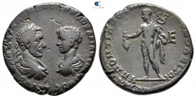 Moesia Inferior. Marcianopolis. Macrinus and Diadumenian AD 217-218. Bronze Æ