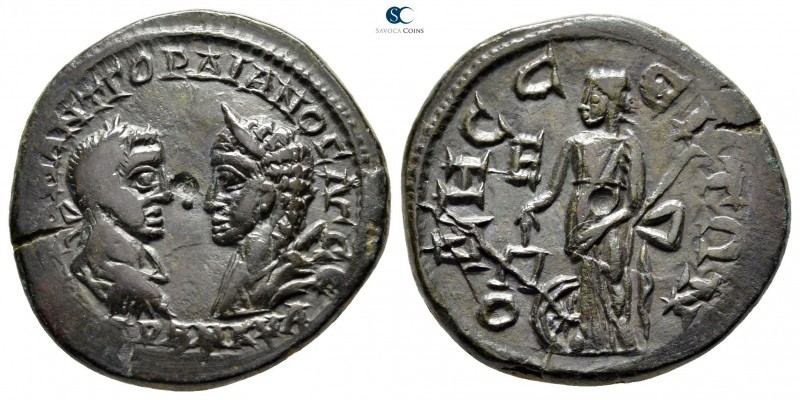 Moesia Inferior. Odessos. Gordian III with Tranquillina AD 238-244. 
Bronze Æ
...
