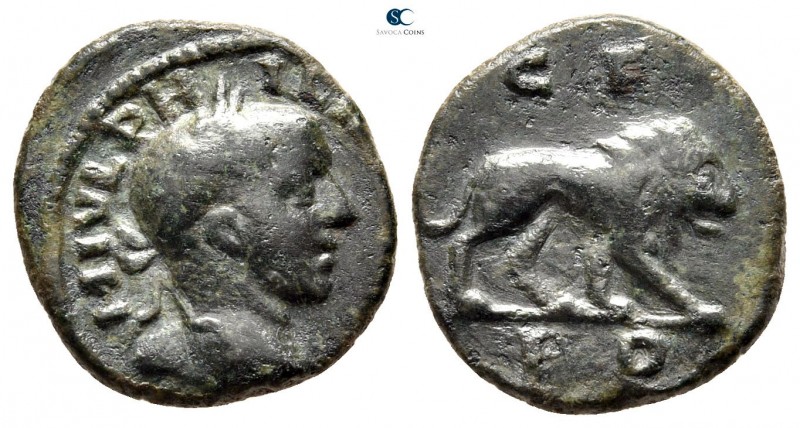 Thrace. Deultum. Philip I Arab AD 244-249. 
Bronze Æ

1 mm., 2,15 g.



v...