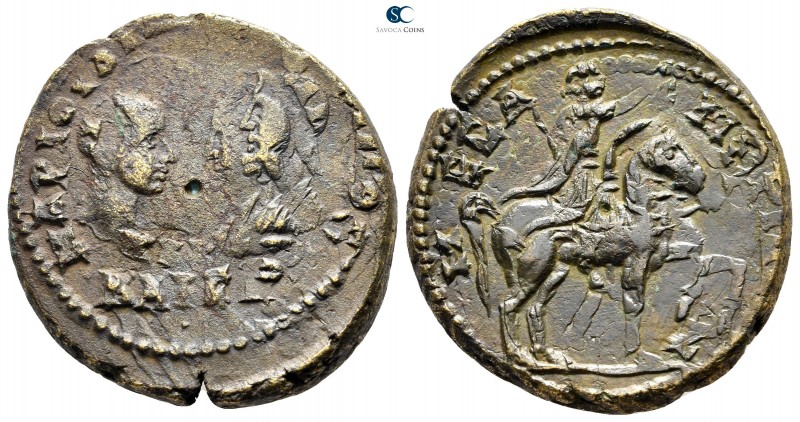 Thrace. Mesembria. Philip II as Caesar AD 244-247. 
Bronze Æ

27 mm., 12,14 g...