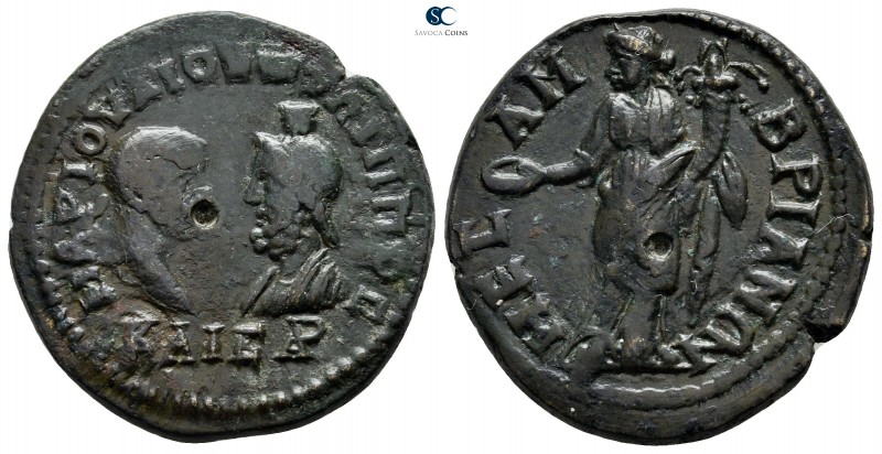 Thrace. Mesembria. Philip II, as Caesar AD 244-246. 
Bronze Æ

27 mm., 8,69 g...