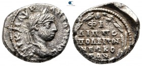 Thrace. Philippopolis. Elagabalus AD 218-222. Silvered Bronze AE
