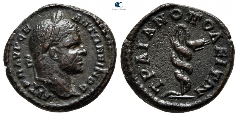 Thrace. Trajanopolis. Caracalla AD 198-217. 
Bronze Æ

17 mm., 3,17 g.


...