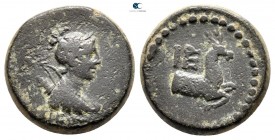Lydia. Hierokaisareia. Pseudo-autonomous issue circa AD 54-68. Time of Nero. Bronze Æ