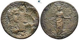 Caria. Stratonikeia. Caracalla and Geta AD 197-217. Bronze Æ