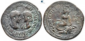 Mesopotamia. Singara. Gordian III with Tranquillina AD 238-244. Bronze Æ