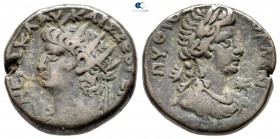 Egypt. Alexandria. Nero AD 54-68. Dated RY 14 = AD 67/8. Billon-Tetradrachm