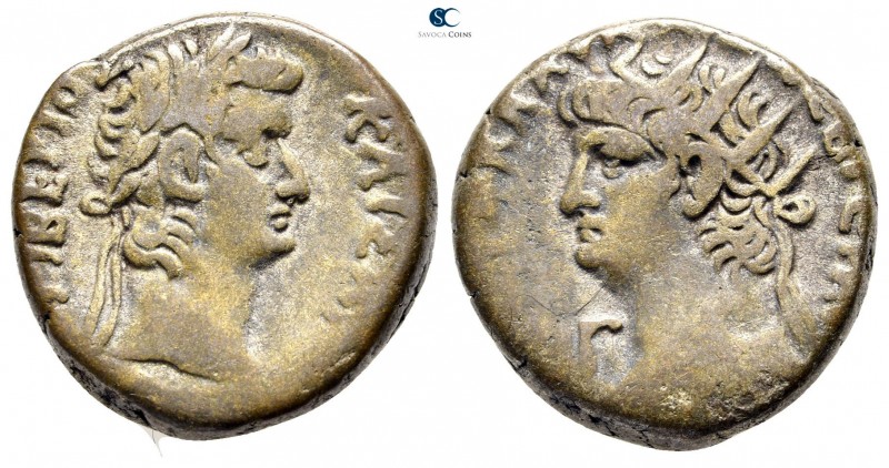 Egypt. Alexandria. Nero with Tiberius AD 54-68. Dated RY 13=AD 66/7
Billon-Tetr...