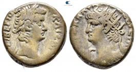 Egypt. Alexandria. Nero with Tiberius AD 54-68. Dated RY 13=AD 66/7. Billon-Tetradrachm
