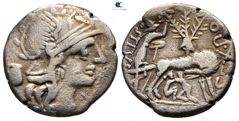 Sex. Pompeius Fostlus. 137 BC. Rome
Denarius AR

18 mm., 3,63 g.



very ...