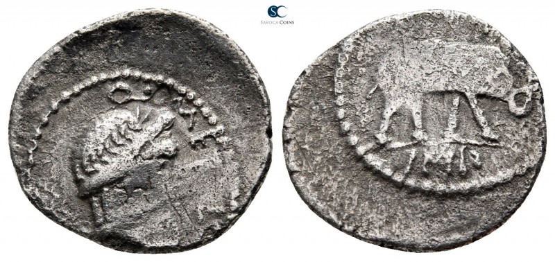 Q. Caecilius Metellus 130 BC. Rome
Denarius AR

19 mm., 3,74 g.



nearly...