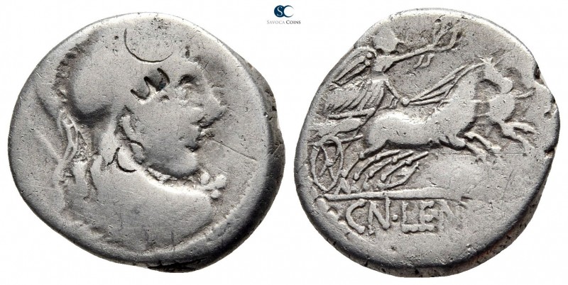 Cn. Lentulus Clodianus 88 BC. Rome
Denarius AR

19 mm., 3,62 g.



nearly...