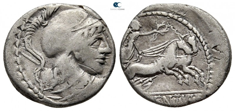 Cn. Lentulus Clodianus 88 BC. Rome
Denarius AR

17 mm., 3,04 g.



very f...