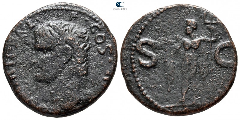 Agrippa 12 BC. Rome
As Æ

25 mm., 7,88 g.



nearly very fine
