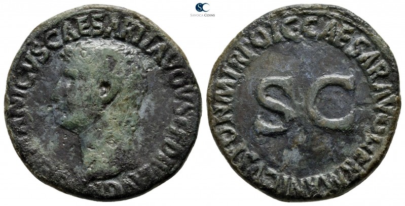 Germanicus AD 37-41. Rome
As Æ

27 mm., 9,81 g.



nearly very fine
