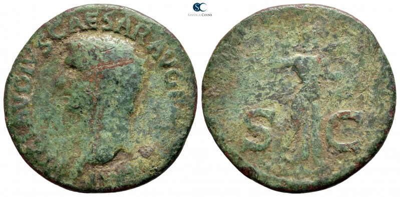 Claudius AD 41-54. Rome
As Æ

28 mm., 6,71 g.



fine