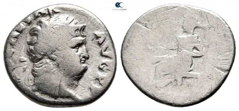 Nero AD 54-68. Rome
Denarius AR

17 mm., 2,73 g.



nearly very fine