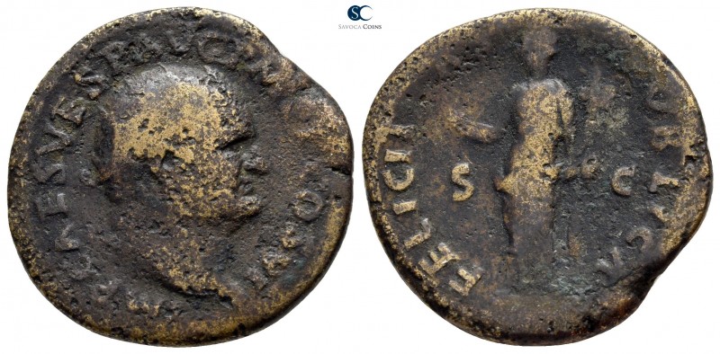Vespasian AD 69-79. Rome
Dupondius Æ

26 mm., 10,08 g.



nearly very fin...