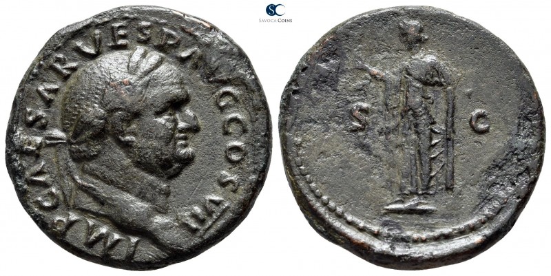 Vespasian AD 69-79. Rome
As Æ

27 mm., 10,76 g.



very fine