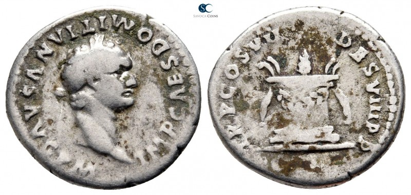 Domitian AD 81-96. Rome
Denarius AR

18 mm., 3,09 g.



very fine
