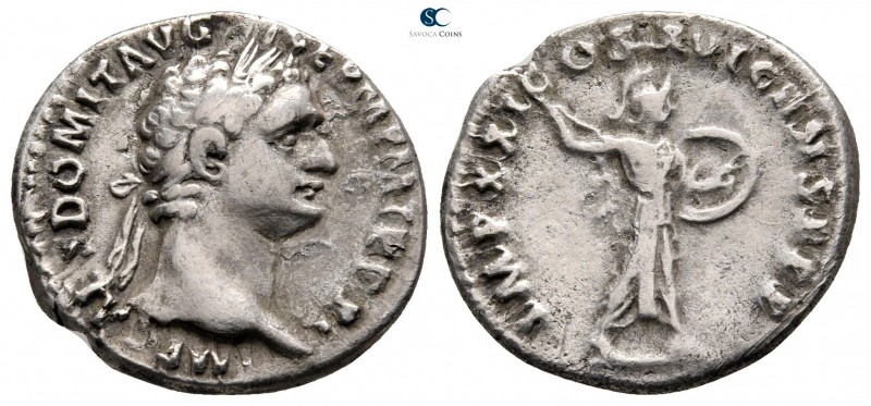 Domitian AD 81-96. Rome
Denarius AR

1 mm., 3,03 g.



very fine