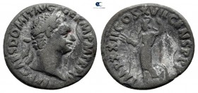 Domitian AD 81-96. Rome. Fourreé Denarius Æ