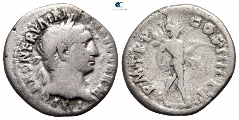 Trajan AD 98-117. Rome
Denarius AR

19 mm., 3,18 g.



nearly very fine