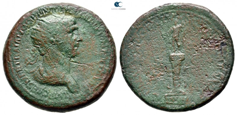 Trajan AD 98-117. Rome
Dupondius Æ

28 mm., 12,51 g.



fine