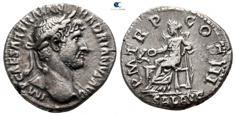 Hadrian AD 117-138. Rome
Denarius AR

18 mm., 2,82 g.



very fine