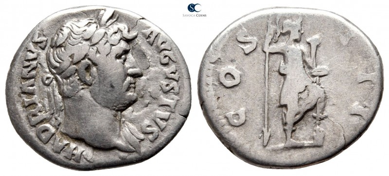 Hadrian AD 117-138. Rome
Denarius AR

18 mm., 2,81 g.



nearly very fine