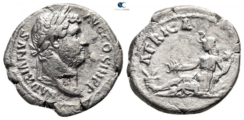 Hadrian AD 117-138. Rome
Denarius AR

18 mm., 2,72 g.



very fine