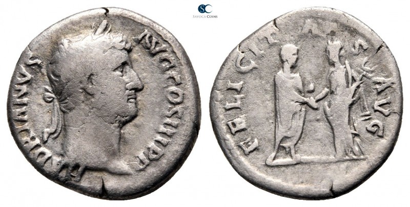 Hadrian AD 117-138. Rome
Denarius AR

17 mm., 2,8 g.



nearly very fine