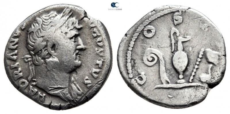 Hadrian AD 117-138. Rome
Denarius AR

18 mm., 2,7 g.



very fine