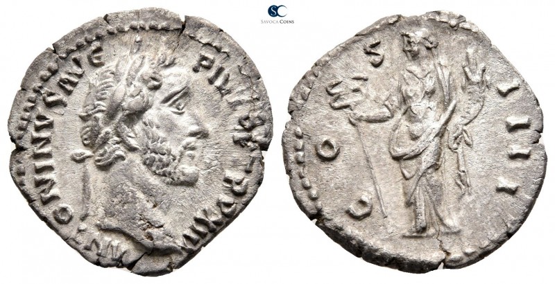 Antoninus Pius AD 138-161. Rome
Denarius AR

1 mm., 2,64 g.



very fine