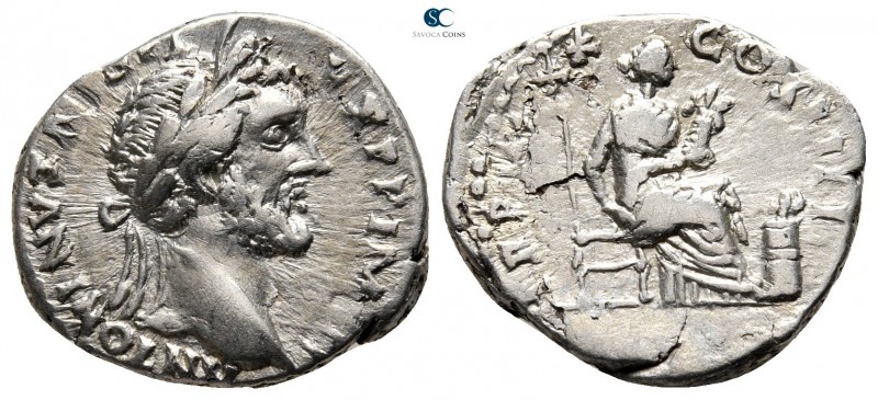 Antoninus Pius AD 138-161. Rome
Denarius AR

18 mm., 3,33 g.



very fine