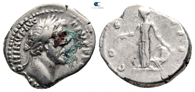Antoninus Pius AD 138-161. Rome
Denarius AR

18 mm., 3,55 g.



very fine