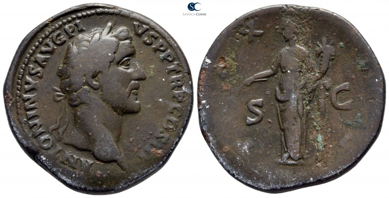 Antoninus Pius AD 138-161. Rome
Sestertius Æ

33 mm., 24,1 g.



nearly v...