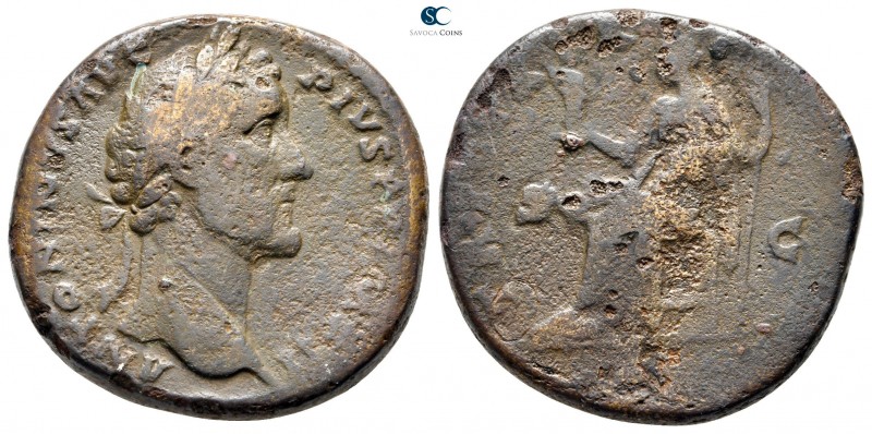 Antoninus Pius AD 138-161. Rome
Sestertius Æ

31 mm., 25,2 g.



nearly v...