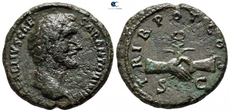 Antoninus Pius AD 138-161. Rome
As Æ

27 mm., 10 g.



nearly very fine