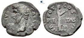 Lucius Verus AD 161-169. Rome. Limes Falsum of a Denarius Æ