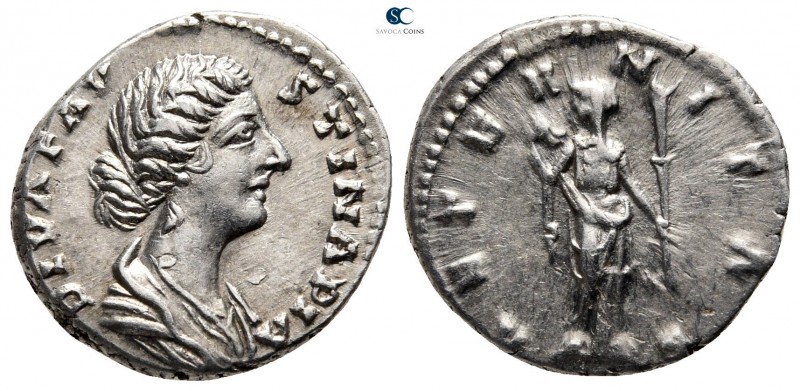 Diva Faustina II AD 175-176. Rome
Denarius AR

19 mm., 3,35 g.



very fi...