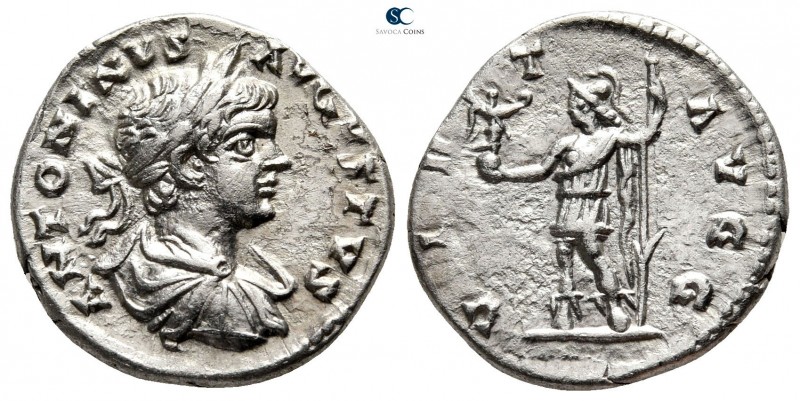 Caracalla AD 198-217. Laodicea ad Mare
Denarius AR

19 mm., 2,8 g.



ver...