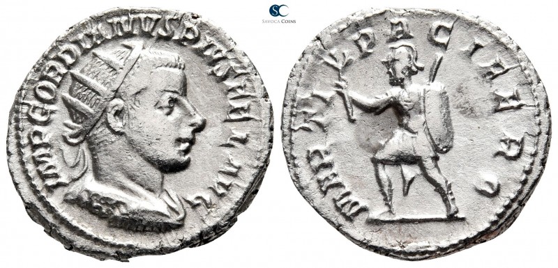 Gordian III AD 238-244. Antioch
Antoninianus AR

22 mm., 4,99 g.



very ...