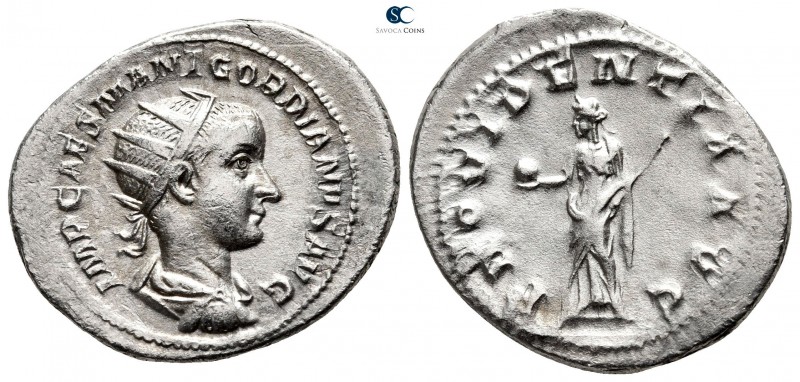 Gordian III AD 238-244. Rome
Antoninianus AR

24 mm., 4,62 g.



good ver...