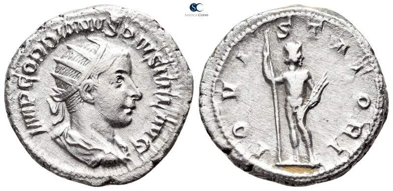 Gordian III AD 238-244. Rome
Antoninianus AR

22 mm., 4,66 g.



very fin...