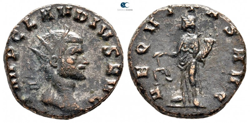 Claudius Gothicus AD 268-270. Rome
Antoninianus Æ

18 mm., 4,47 g.



ver...