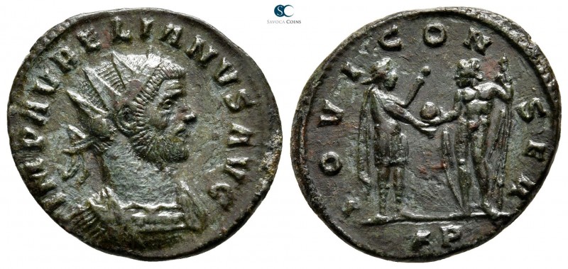 Aurelian AD 270-275. Siscia
Antoninianus Æ

22 mm., 3,18 g.



very fine