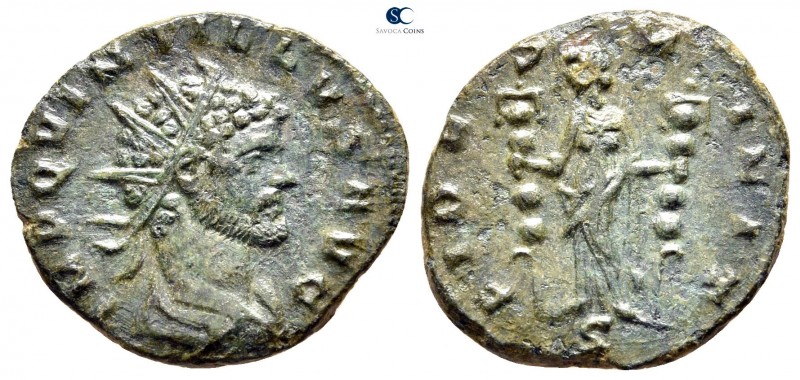 Quintillus AD 270. Mediolanum
Antoninianus Æ

19 mm., 2,61 g.



very fin...